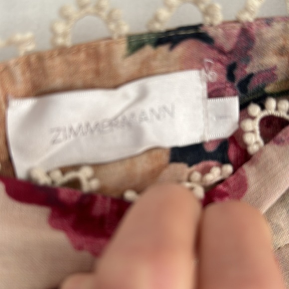 Zimmermann Shorts Set in Rose Floral - Picture 5 of 8